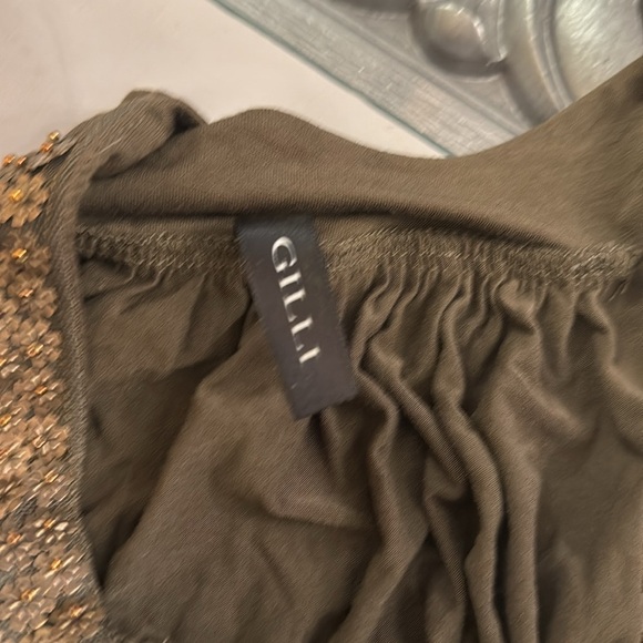 * no size tag Gilli forest green small tunic dress - Picture 7 of 8